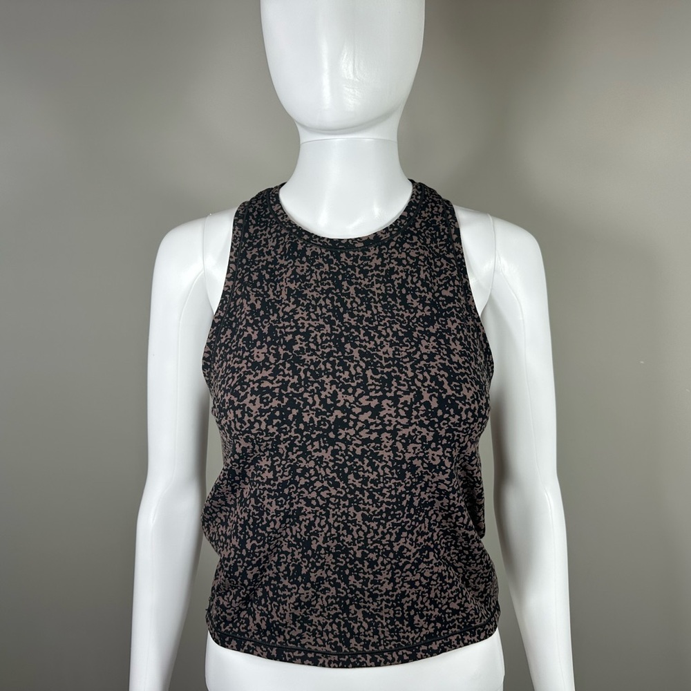 Athleta Shanti Leopard Print Crop Top - Picture 3 of 8